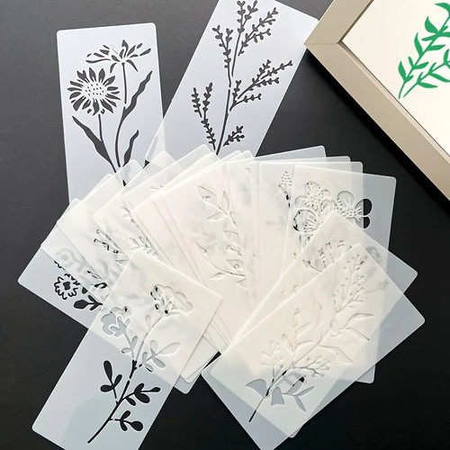 Set 18pz stencil - , fiori