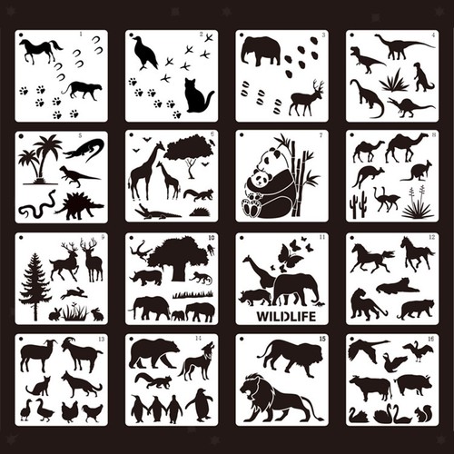 Stencil animali per - stencil,