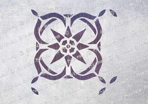 Piastrella meknes stencil - meknes, 4