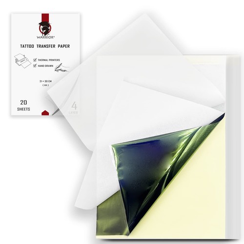 Warrior tattoo transfer paper - warrior,