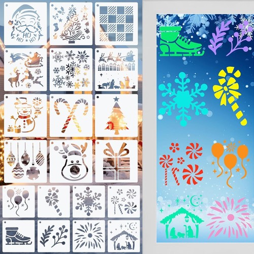 Pezzi stencil decorazioni - 20,