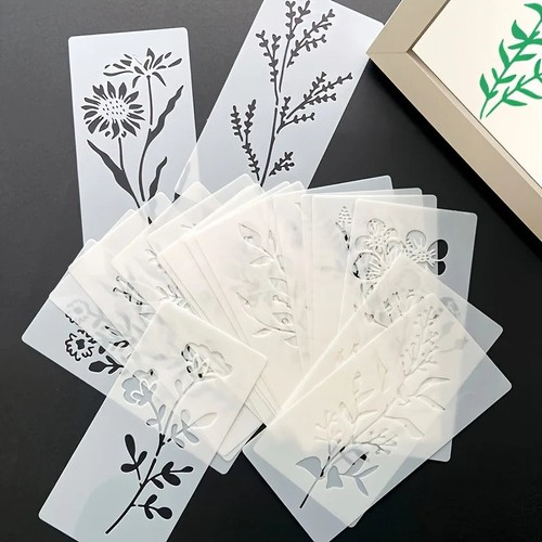 Set 18pz stencil fiori - stencil,
