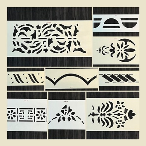 Fasce stencil carta per - carta,