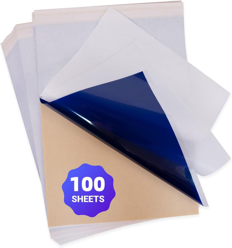 100 fogli carta per stencil - 100, di