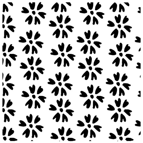 Carta bella stencil fiori - carta,