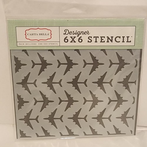 Stencil carta bella designer - stencil,