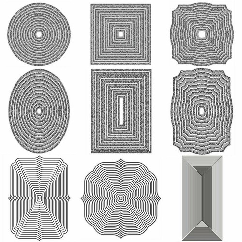 Telaio bordo stencil metallo