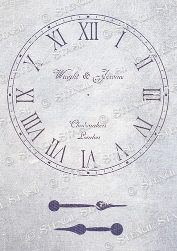 Quadrante orologio stencil - quadrante,