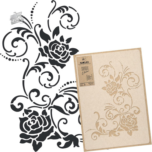 Carta parati fiori - parati, stencil