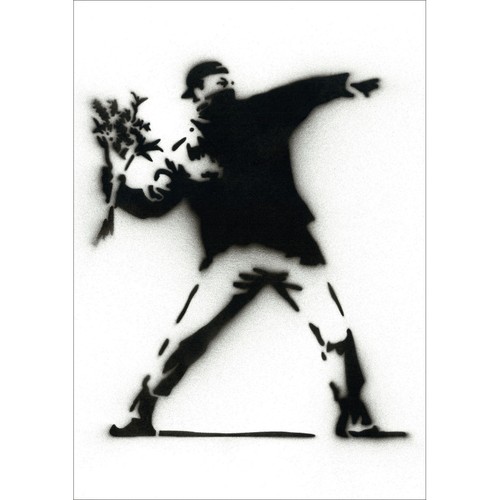Banksy flower - banksy, (da)