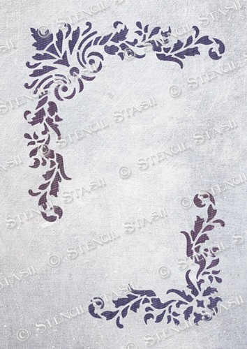 Stencil damascato misure - damascato,